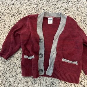 Old Navy Kids Burgundy Cardigan